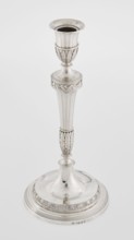 Single-candle candlestick by John Schofield fl. 1776–1796. Classicism/Georgian/George III style.