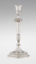 Single-candle candlestick by John Schofield fl. 1776–1796. Classicism/Georgian/George III style.