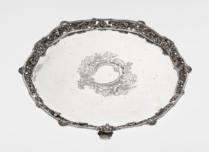 Leg Tray by Robert Harper fl. 1853–1869 and Harper & Son London; goldsmith's firm; fl. 1869–1889.