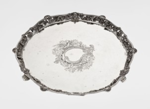 Leg tray by Robert Harper fl. 1853–1869 and Harper & Son London; goldsmith's firm, fl. 1869–1889.