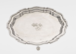 Tray on legs, Mappin & Webb Ltd goldsmith, silversmith, dealers; fl. 1859-, maker, scrap -