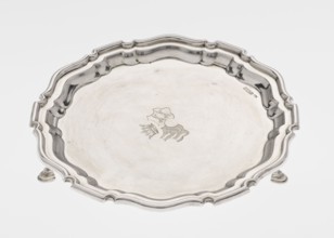 Tray on legs, Mappin & Webb Ltd goldsmith, silversmith, dealers; fl. 1859–, maker, scrap -