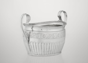 Sugar bowl by Hutton & Sons Ltd goldsmith and silversmith firm; active c. 1800–1930. Silver sugar