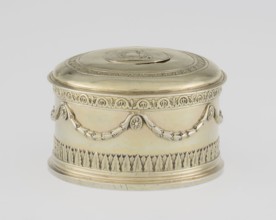 Toilet box by Thomas I Pitts fl. 1755–c.1793, goldsmith; Classicism style, Georgian/George III