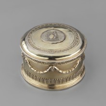 Toilet box, maker: Thomas I Pitts fl. 1755–ca.1793, goldsmith; style: Classicism/Georgian/George