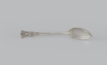 Dessert spoon, Jarra, Marcin 1852–1938 goldsmith, Zakopane style, early 20th century, Kraków,