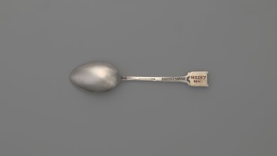 Souvenir spoon, Ford Company fl. 1875–1899. Souvenir spoon with an ovoid scoop with a pointed tip;