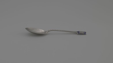 Souvenir spoon, Ford Company fl. 1875–1899. Souvenir spoon with an ovoid scoop with a pointed tip;