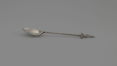 Souvenir spoon, subject: Ignacy Jan Paderewski 1860–1941 — souvenir from Paderewski's tour of