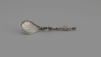 Decorative silver spoon by François-Auguste Boyer-Callot fl. 1865-, 4th quarter of the 19th