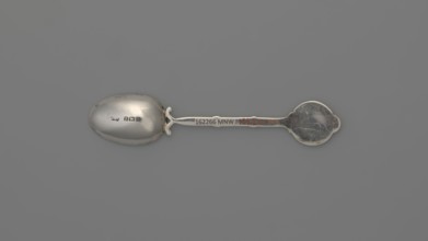 Decorative spoon by Deakin & Francis Ltd Birmingham; goldsmiths; fl. from 1786. Spoon with an ovoid
