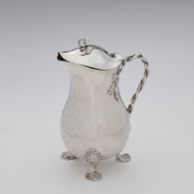 Jug, Holke, Marcin fl. ca. 1765–ca. 1792 goldsmith, tableware, flowers motif, before 1792, Poland,