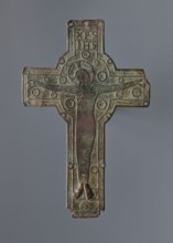 Cross from the binding of a liturgical book or a processional, Romanesque, beginning of the 13th