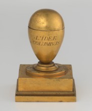 Inkwell, Tadeusz Bylewski 1866–1939, early 19th century, France, inkwell; height 13.5 cm, width 9.4