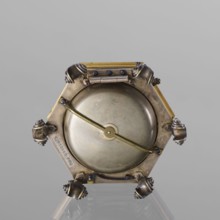 Tiled clock, Gugenmus, Michael 1705-1775 watchmaker, rococo style, regency ornament, tiled clock,