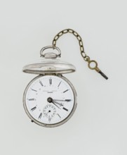Pocket watch with key, Eardley Norton fl. 1770–1792; born 1728, died 1792. Repeater pocket watch in