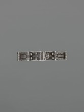 Bracelet, scrap technique; Chinese/Mongolian 19th century ; dragon with pearl motif dragon imagery,