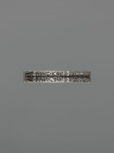 Bracelet; maker, scrap metal; Chinese/Mongolian decorative style; dragons including dragon with
