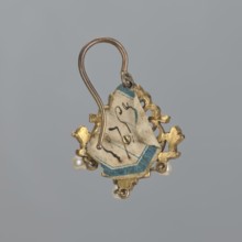 Earring, Renaissance style, 19th century, Poland, jewelry, height 3.5 cm, weight 7 g, A small