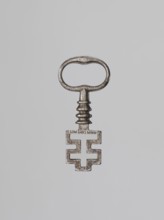 Key, Szewczykowski, Roman 1849–1901 — Key for a ratchet lock with a feather at the end of the shaft