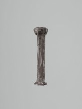 Stamp-die, Oval, convex die with a depiction of a king's bust wearing an open crown. Possibly 18th