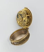 Pectoral watch, maker: I. Stosch signature on mechanism, maker active Israel Stosch fl. 1st half of
