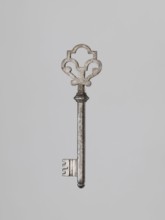 Key, Roman Szewczykowski 1849–1901 provenance gift; 19th century locksmithing key. Full shaft
