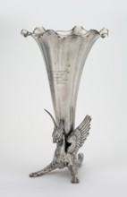 Vase by Grachev Brothers St. Petersburg; silversmith's factory; fl. 1866–1918. Vase in the form of