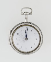 Pocket watch by Carl Willougby, 2nd quarter of the 18th century, London, England. Silver case,