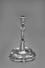 Candlestick by Johann Gottfried Schlaubitz fl. 1733–1771, goldsmith. Scrap - purchase, purchase