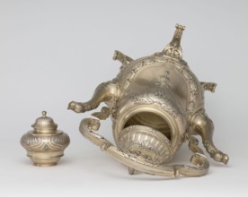 Kettle with warmer; maker: André Aucoc, goldsmith; tableware; kettles; 1887–1911; France, Paris;