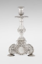 Single-candle candlestick by Martin Goldstein fl. 1878–1886 and the firm Vander, C.J., Ltd. London;