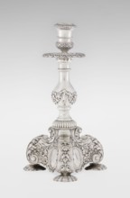 Single-candle candlestick by Martin Goldstein fl. 1878–1886 and Vander, C.J., Ltd. London;