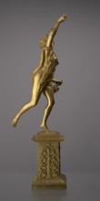 Candlestick, lyre iconographic, swans iconographic, 19th century, Paris, France, lighting, height