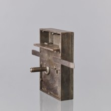 Vault lock by Karol Konstabel, locksmith, 2nd half of the 19th century, Warsaw. Masterpiece marked