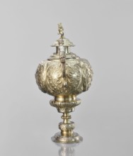 Water tincture, Schweiger, Matthias fl. ca. 1623–1635 goldsmith; herms decorative elements; lions;