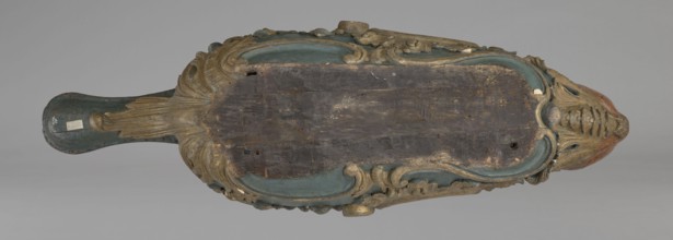 Sleigh, rococo two-seater, carved, polychrome, gilded; 3rd quarter of the 18th century, Poland .
