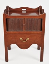 Bedside table with toilet, 4th quarter of the 18th century, England. Bedstand with toilet: upper