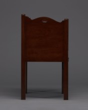 Bedside table with toilet, 4th quarter of the 18th century, England. Bedstand with toilet, with a