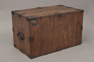 Cabinet, Baroque period, 2nd quarter of the 17th century, Gdansk. A cuboid cabinet with a boarded