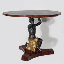 Table, empire style, furnishings of representative buildings of the Republic of Poland 1918–1939,