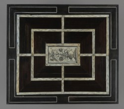Chess, mill and backgammon box; maker, games; flower vases; chess; ; plant decoration; baroque