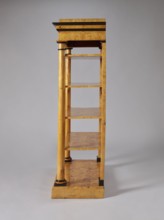 Shelf unit, columns architect, Biedermeier style, architectural elements, pilasters architect,