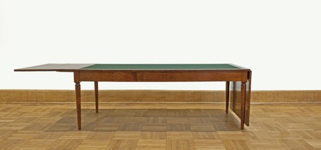 Table, Biedermeier style, attributed to, associated with Józef Pilsudski 1867–1935. Rectangular