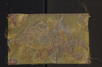 Fabric fragment, fabrics, fragments of silk fabrics, patterned fabrics, three-dimensional patterns,