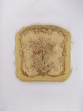 Two tapestry armchair backrest upholsteries and one sofa upholstery, unknown author, varietal,