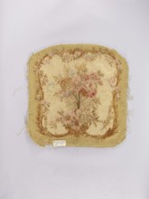 Two tapestry armchair backrest upholsteries and one sofa upholstery, unknown author. Varietal,