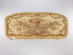 Two tapestry armchair backrest upholsteries and one sofa upholstery; unknown author. Varietal; .