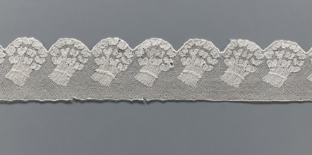 Fragment of lace, Malines Mechelen lace, 18th century, Henryków German: Heinrichau, lace, width 6