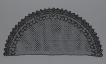 Veil, veils, lace, clothing accessories, fashion. Lace with a floral-geometric pattern running in a